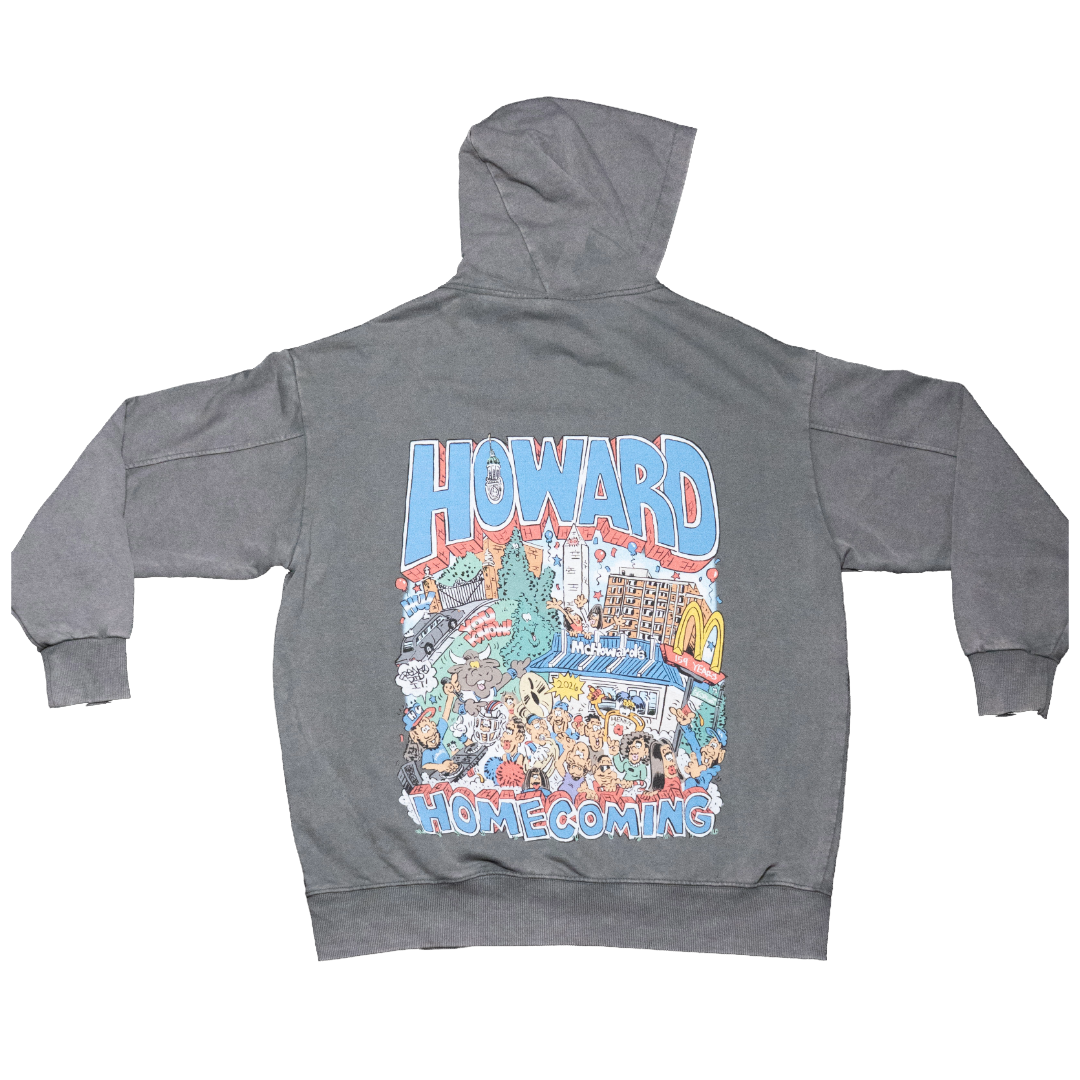 Freako Rico x Dj Chubb E Swagg x HU Homecoming 2026 Limited Edition Hoodie - Dark Gray